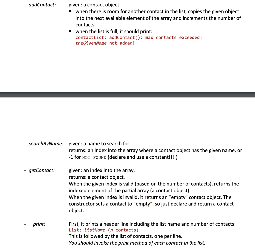 Solved Learning Objectives: - initial use of Object Oriented | Chegg.com