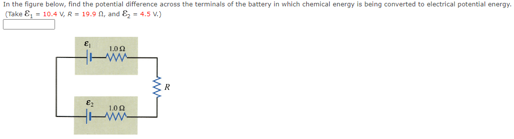 Solved In The Figure Below, Find The Potential Difference | Chegg.com