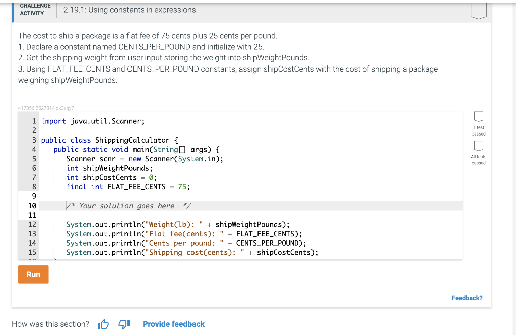 solved-the-cost-to-ship-a-package-is-a-flat-fee-of-75-cents-chegg