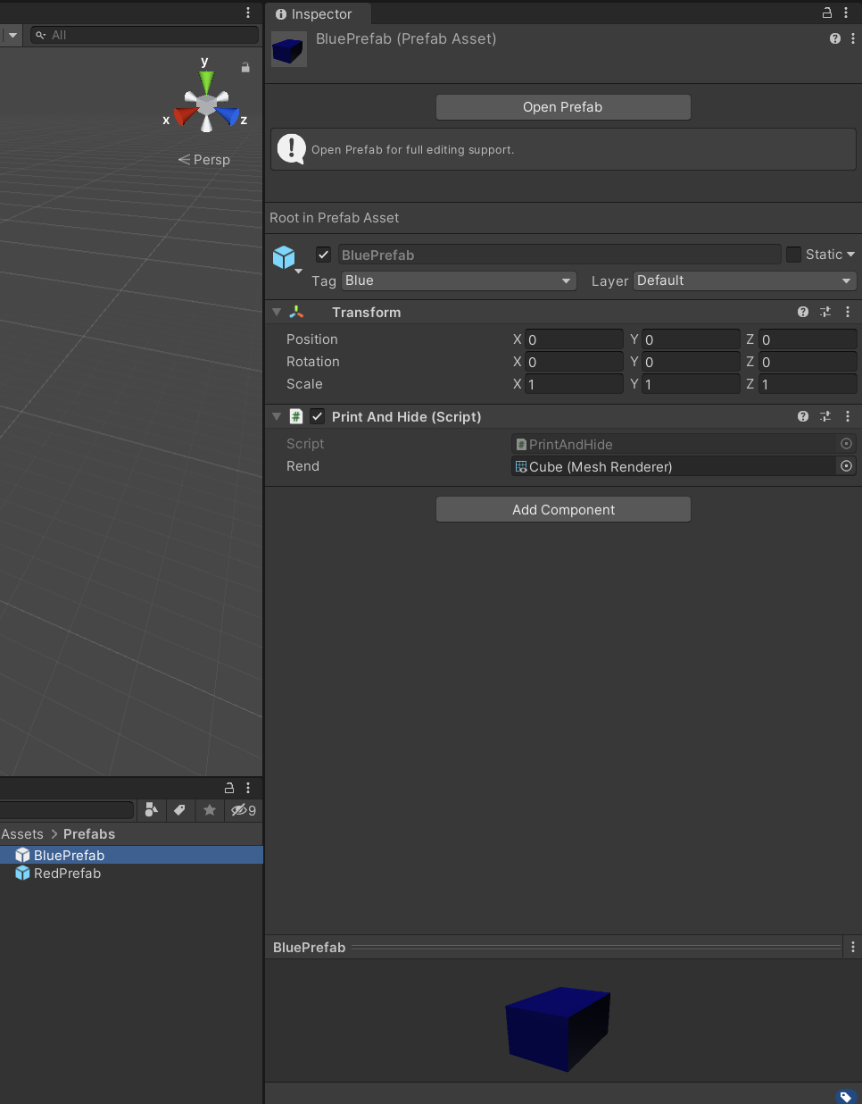 Hide Game Object Using C# in Unity _ SetActive VS Renderer.enabled