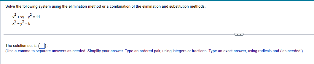 Solved Need help solving this Solve the following system | Chegg.com