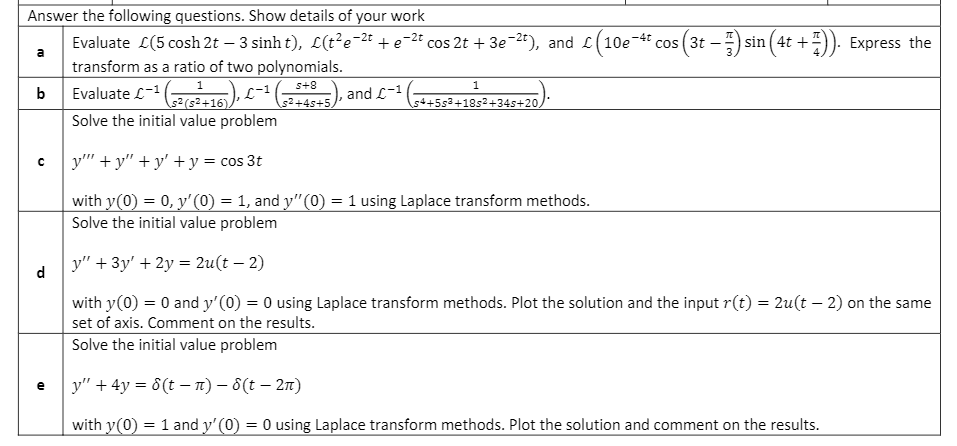 Solved cos (3t -) sin(4t ++)). Express the a Answer the | Chegg.com