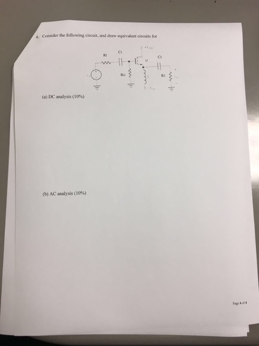 Solved Consider the following circuit, and draw equivalent | Chegg.com