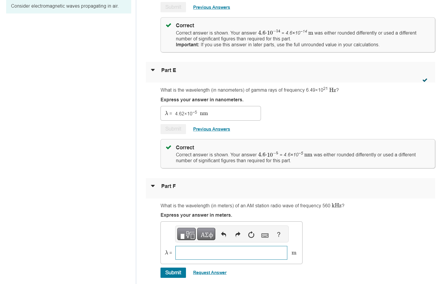 Solved CorrectCorrect answer is shown. Your answer | Chegg.com