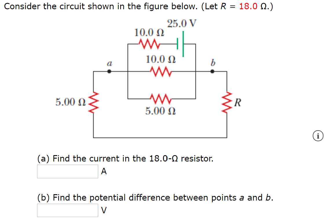 Solved Consider The Circuit Shown In The Figure Below. (Let | Chegg.com