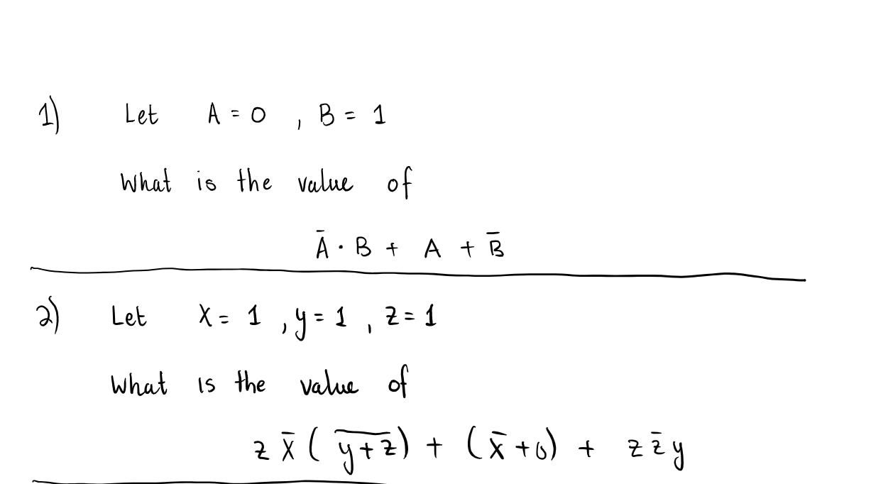 Solved 1 Let A 0b 1 What Is The Value Of A B A 2 Chegg Com