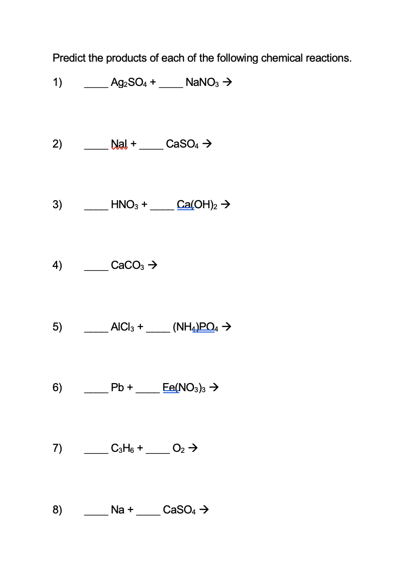 Solved Predict the products of each of the following | Chegg.com