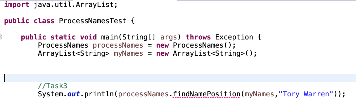 Solved in Java, Complete the method to take both an | Chegg.com