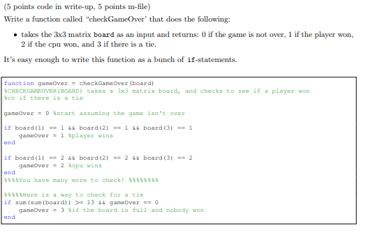 Solved The basic game script will be like this: board = | Chegg.com