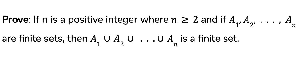 Solved A n Prove: If n is a positive integer where n > 2 and | Chegg.com
