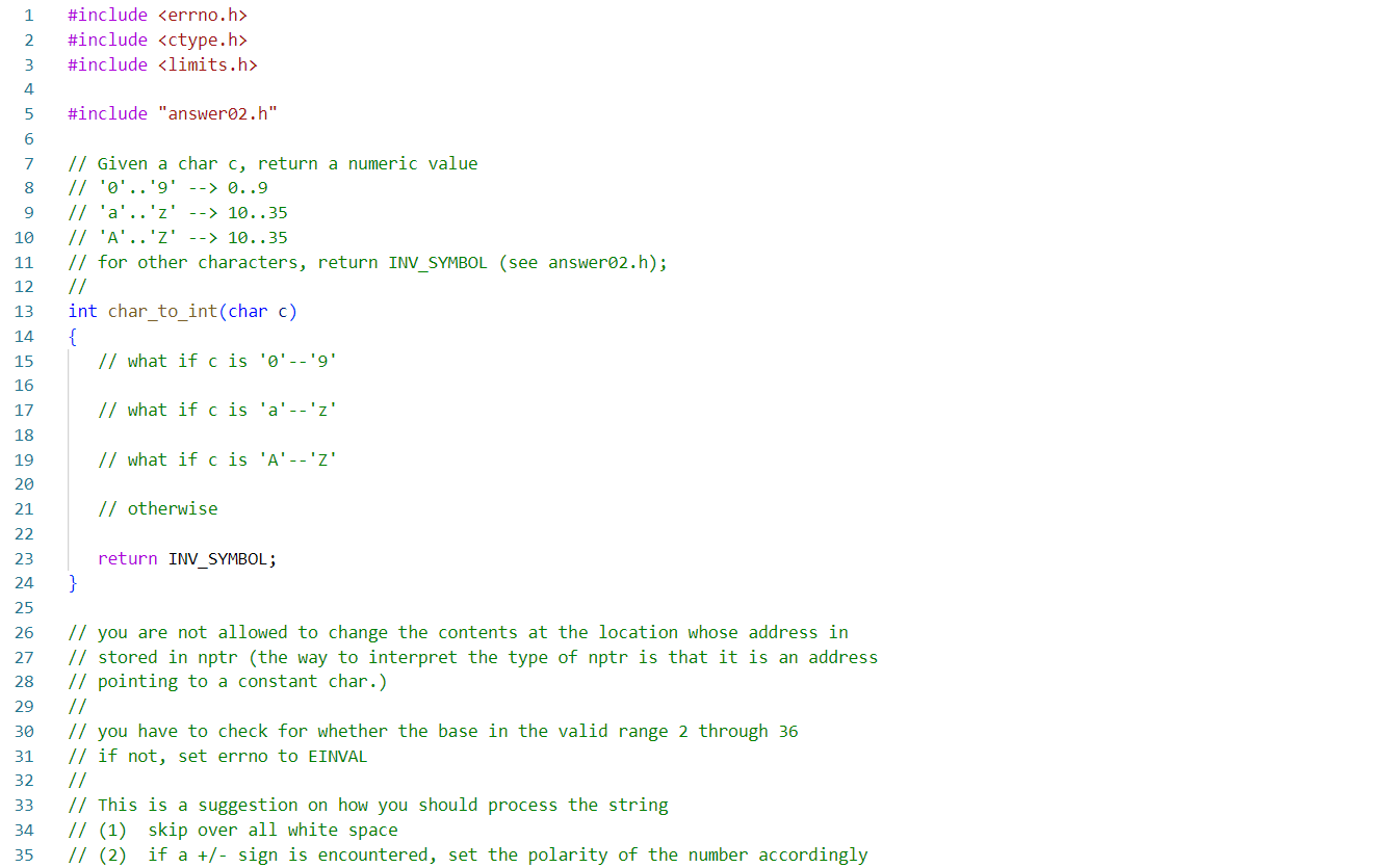 Solved In this C language exercise, you will implement | Chegg.com