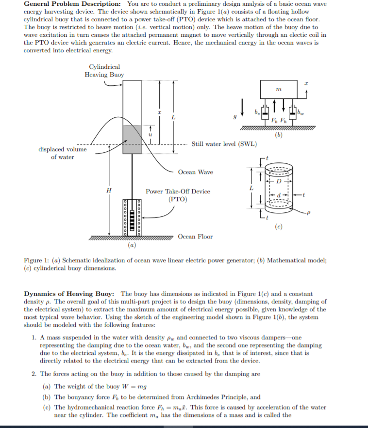 General Problem Description You Are To Conduct A Chegg Com