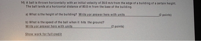 Solved Is My Answer For B. 39.2 M/s Or Is It 44.01 M/s | Chegg.com