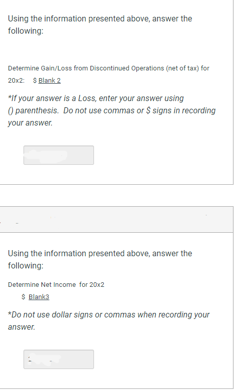 Solved USE THE FOLLOWING INFORMATION TO ANSWER THE NEXT (8) | Chegg.com
