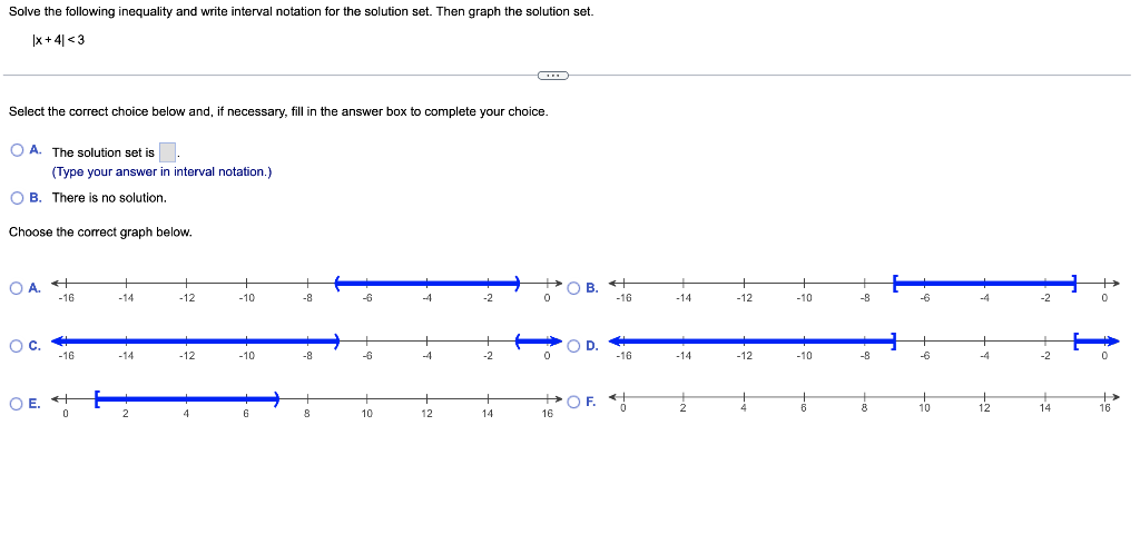 Solved ∣x+4∣