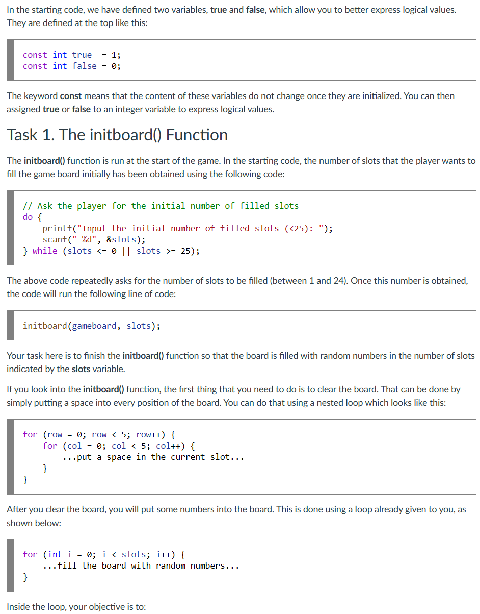 Solved Please write a Sudoku game in C, and the specific