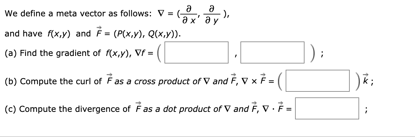 Solved We Define A Meta Vector As Follows V And Hav Chegg Com