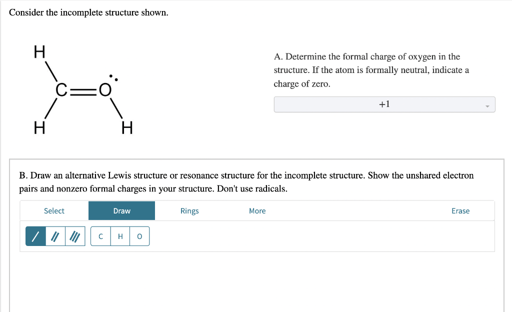 Solved Consider the incomplete structure shown. H A. | Chegg.com