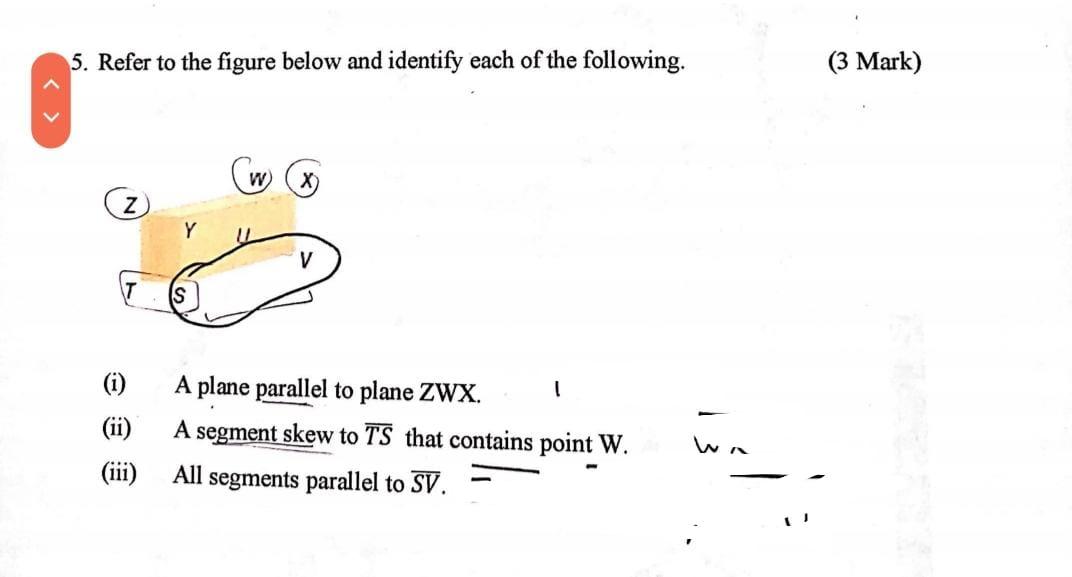 Solved 5. Refer to the figure below and identify each of the | Chegg.com