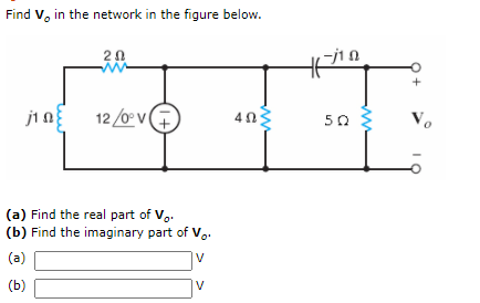 Solved Find V In The Network In The Figure Below In W J Chegg Com