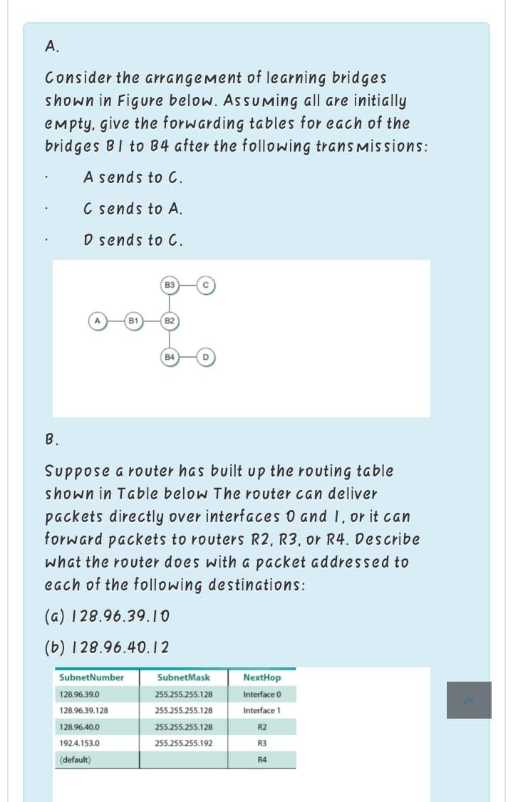 Solved A. Consider the arrangement of learning bridges shown | Chegg.com