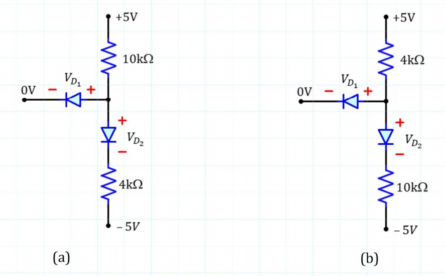 Solved Find the current Voltage VD and current ID in the | Chegg.com