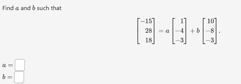 Solved Find a matrix A such that | Chegg.com