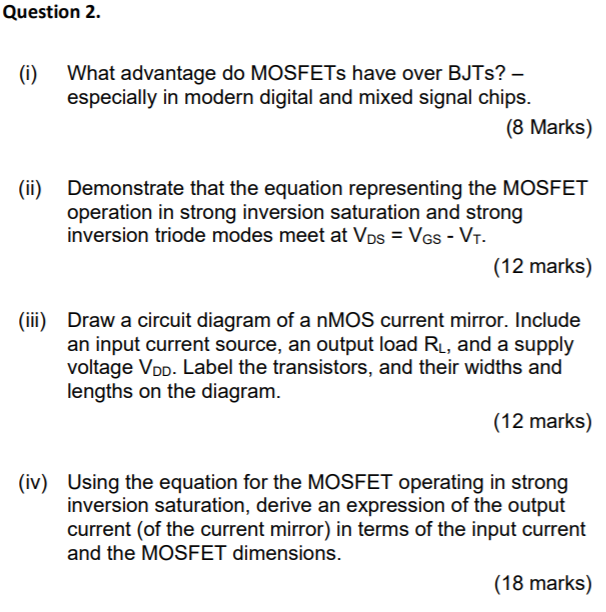 The Advantages Of Mosfet Over Bjt Sciencing vrogue.co