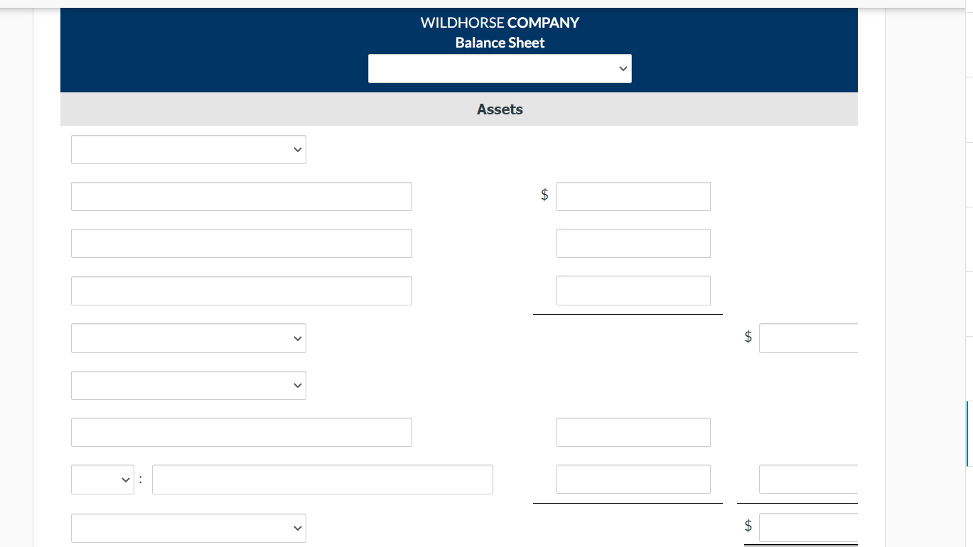 Solved The completed financial statement columns of the | Chegg.com