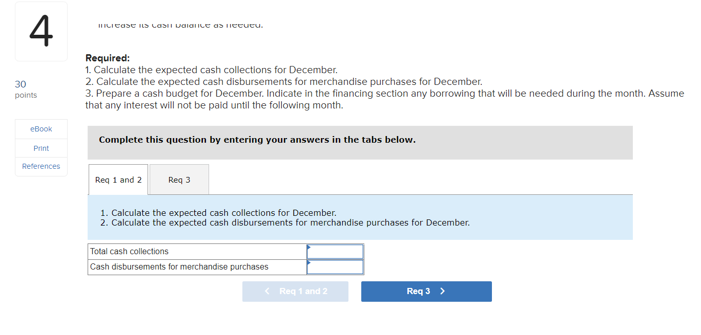 Solved Check my work 4. You have been asked to prepare a | Chegg.com