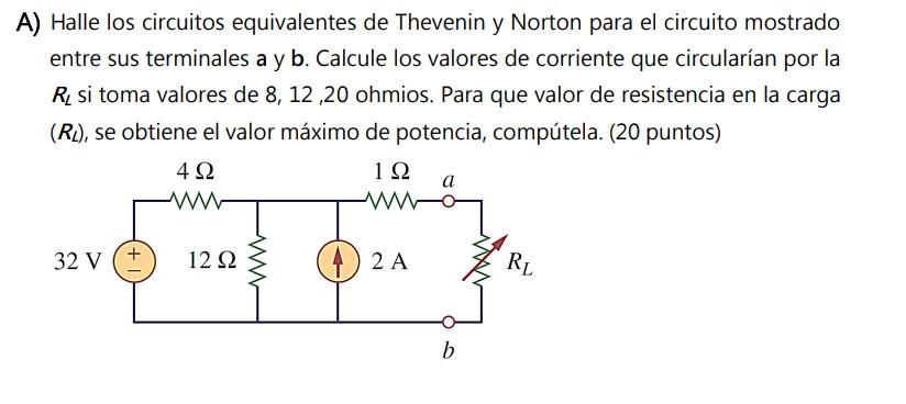 Solved Find the Thevenin and Norton equivalent circuits for | Chegg.com