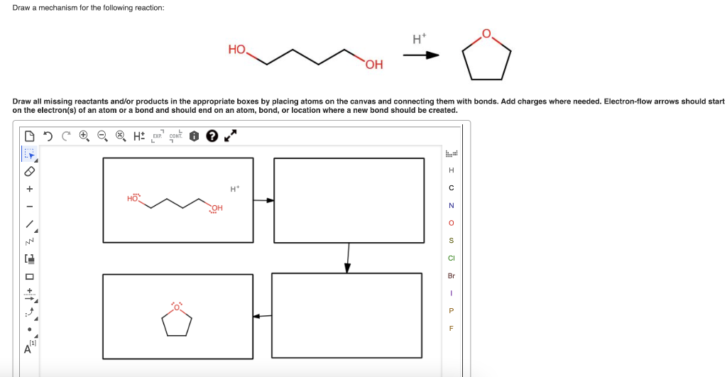 Solved Draw a mechanism for the following reaction: H НО, ОН | Chegg.com