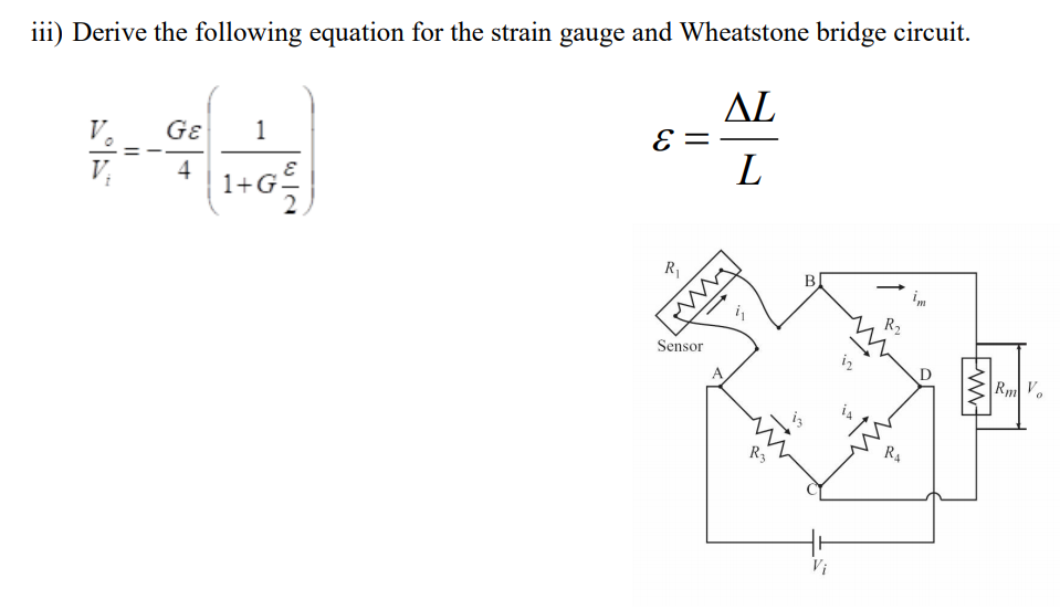 Strain Gauge Equation Derivation - Tessshebaylo