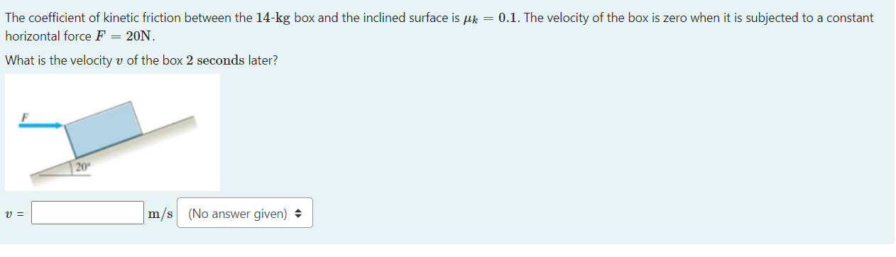 Solved The coefficient of kinetic friction between the 14−kg | Chegg.com