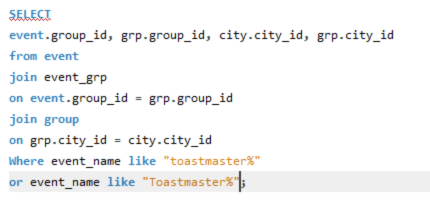 Solved SQL I am having difficulties combining 3 tables | Chegg.com