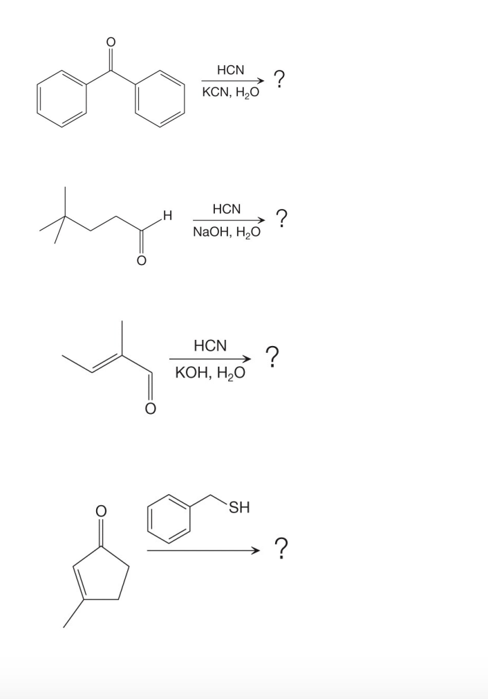 Solved Complete the following reactions | Chegg.com