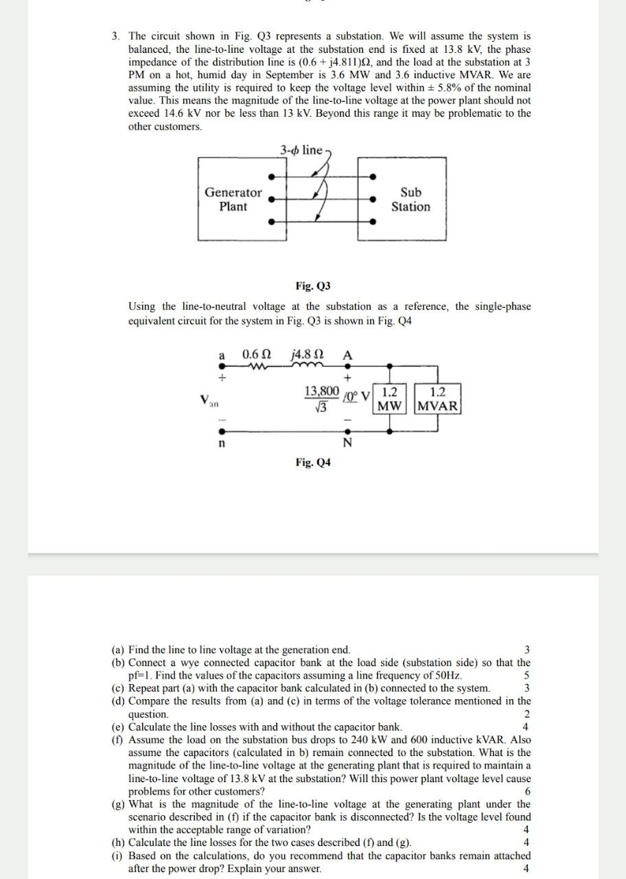 Solved The circuit shown in Fig. Q3 ﻿represents a | Chegg.com