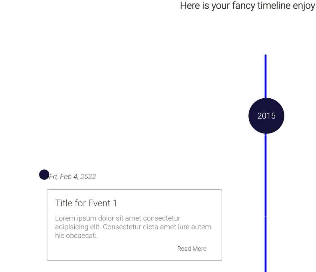 Solved I'm trying to create an animated timeline using html, | Chegg.com
