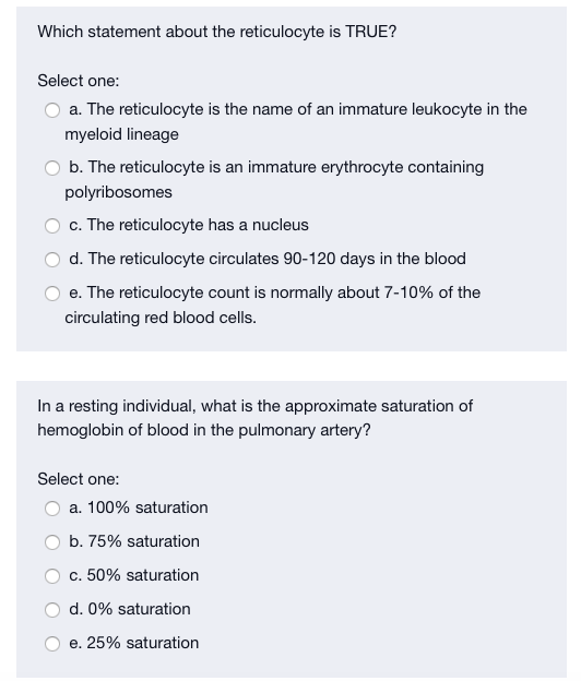 Solved A Person With Anemia Has The Following Blood Lab | Chegg.com