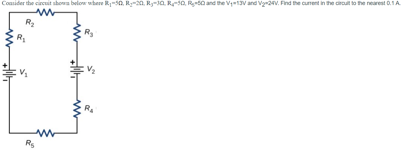 Solved Consider the circuit shown below where | Chegg.com