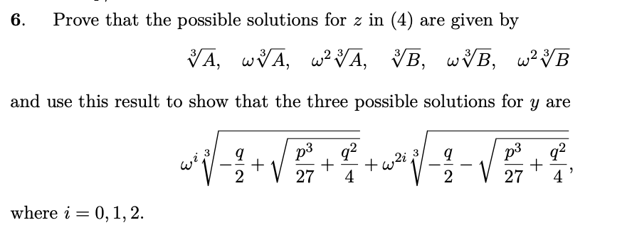 Solved 4. Make the substitution y=z−3zp 214 CHAPTER 17. POLY | Chegg.com