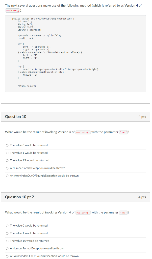 Solved The next several questions make use of the following