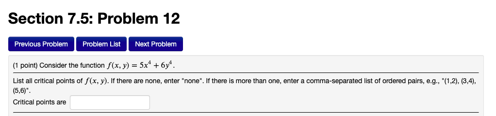 Solved Section 7.5: Problem 12 Previous Problem Problem List | Chegg.com
