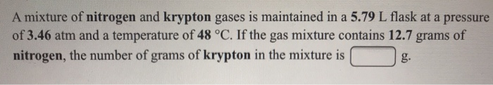 Solved A Mixture Of Carbon Dioxide And Neon Gases At A