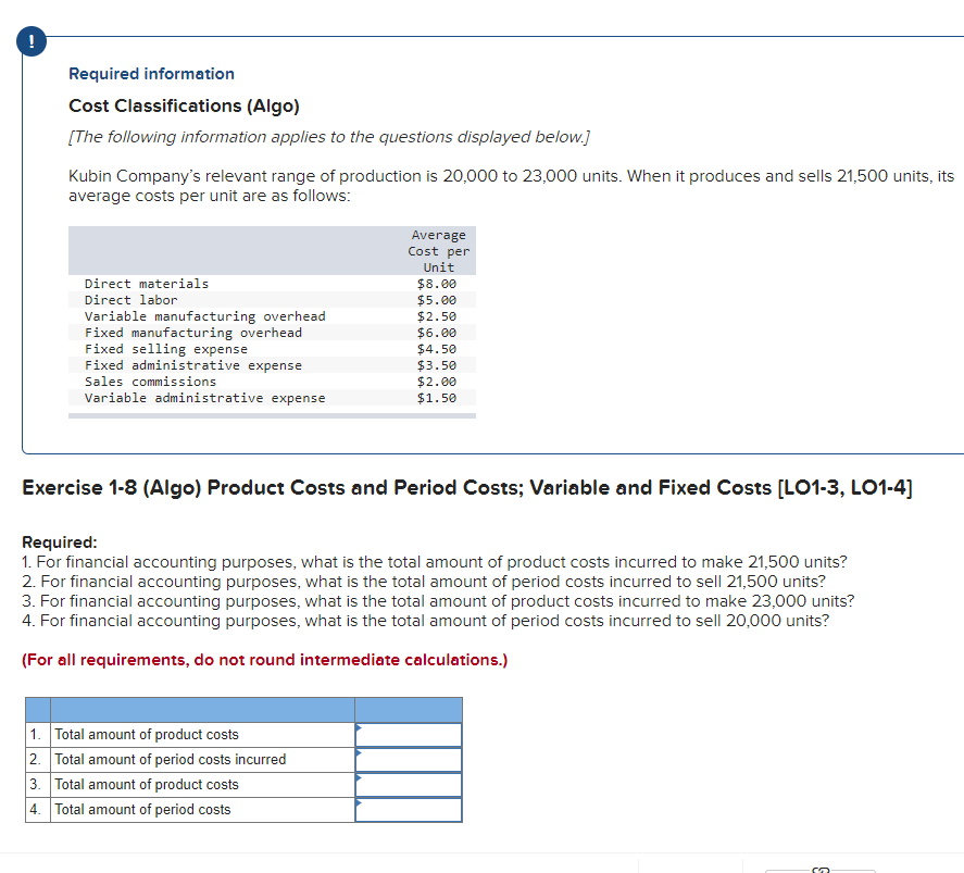 solved-required-information-cost-classifications-algo-the-chegg