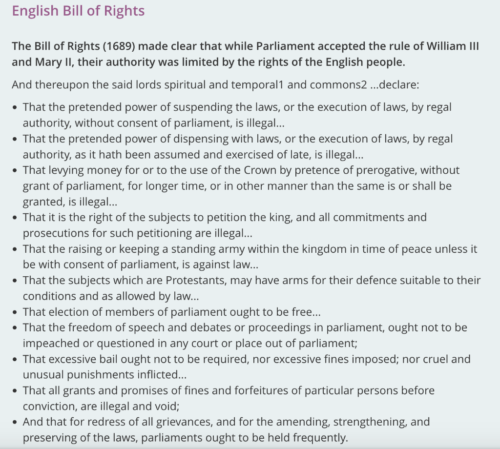 the bill of rights was written to restrict the power of whom