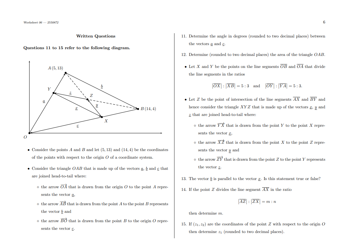 Solved Written Questions 11. Determine the angle in degrees | Chegg.com