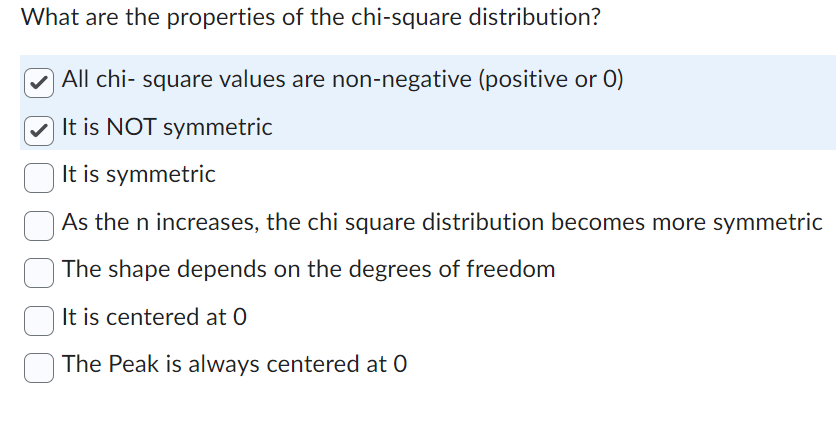 the calculated value of chi square is always positive or negative
