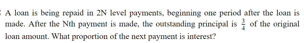 Solved A Loan Is Being Repaid In 2N Level Payments, | Chegg.com