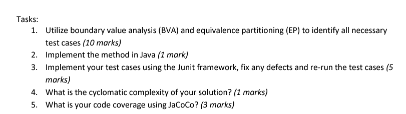 Solved In this exercise, students will create test cases for | Chegg.com